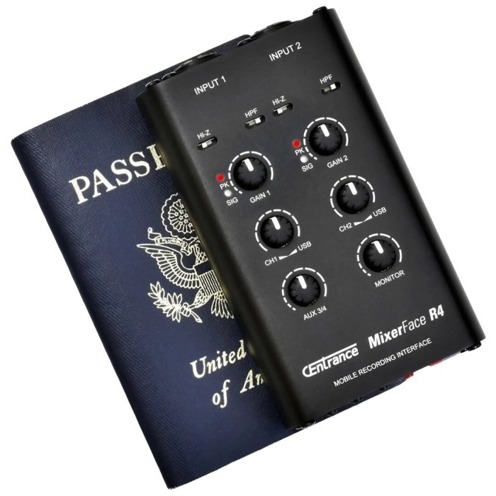 CEntrance 01 0001 MixerFace R4D Gen 3 Taşınabilir Mikser Digital Mobil Kayıt Cihazı | USB-C ,24-bit/192kHz Yayın Kalitesinde Ses Arayüzü